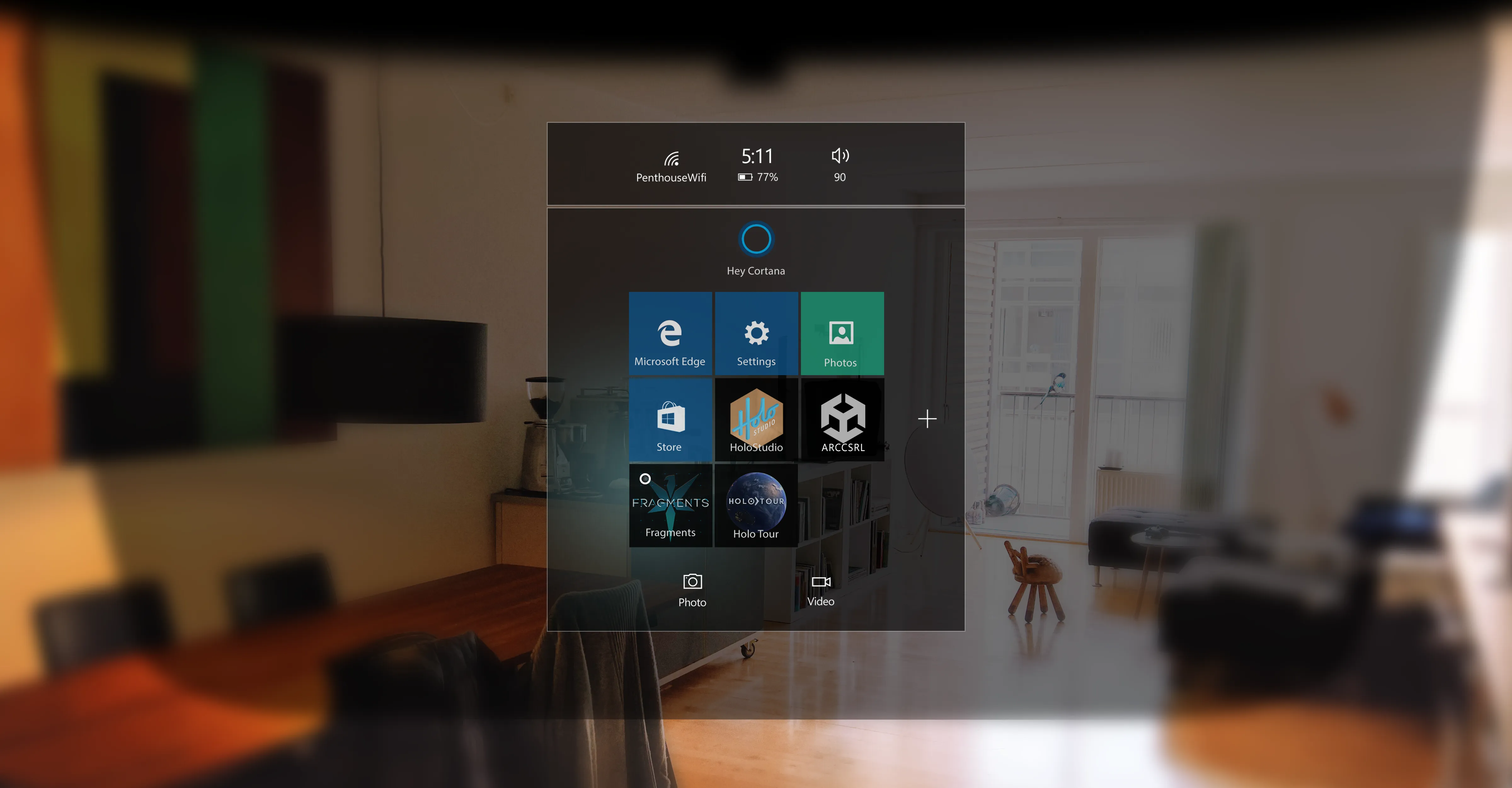 HoloLens AR Mockup
